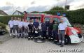 Gruppenfoto der Gemeinschaftsübung des DRK und der Feuerwehr Wehr